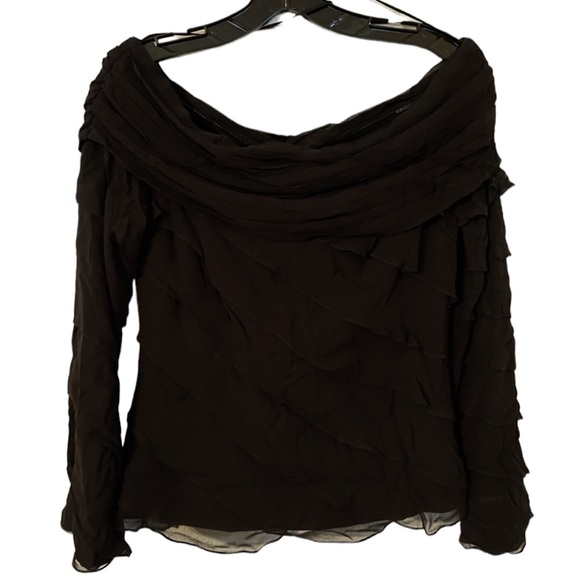 Jovani Off Shoulder Top Silk - Picture 1 of 5